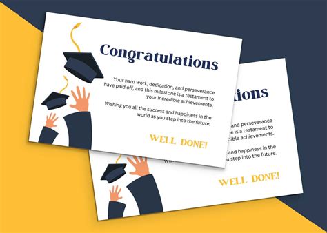 Congratulations Graduation Card, Congratulations Card, Happy Graduation ...