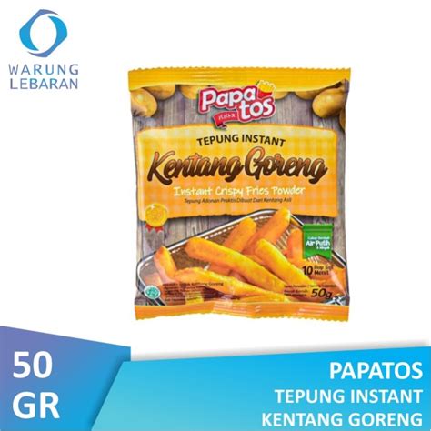 Jual Papatos Tepung Instant Kentang Goreng 50 Gr Shopee Indonesia