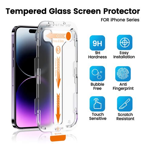 Easy Fit For Iphone 14 13 Pro Max Screen Protector Installation Kit Iphone Easy Install