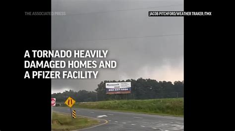 Tornado Damages Pfizer Facility In North Carolina