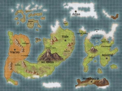 AAAFA: RWBY AU Remnant Map by Sir-Spoder on DeviantArt