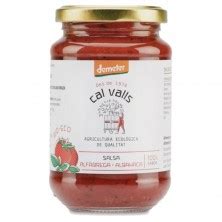 Salsa De Tomate Con Albahaca Cal Valls Eco Demeter