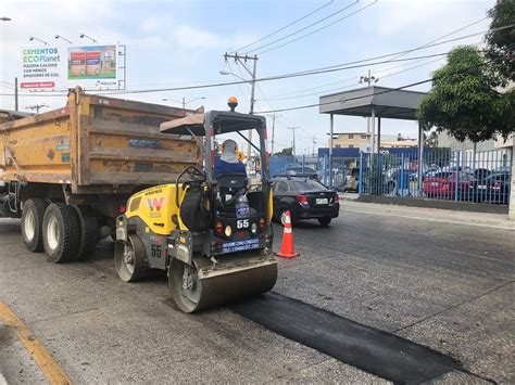 Alcald A Guayaquil On Twitter Realizamos Bacheo Asf Ltico En La Av