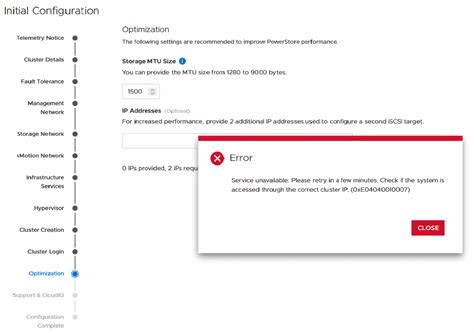 Powerstore Powerstore Manager User Interface Ui Opens The Initial