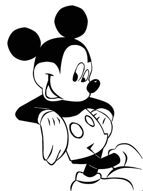 Mickey Mouse Cartoon Coloring Page Wecoloringpage Wecoloringpage