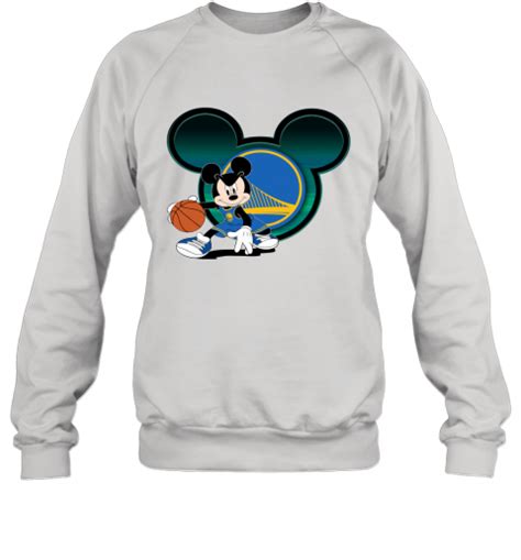 Nba Golden State Warriors Mickey Mouse Disney Basketball Sweatshirt