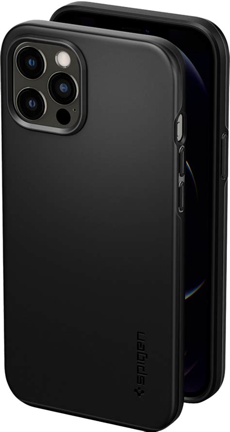 Best Buy Spigen Thin Fit Case For Apple Iphone Pro Max Black Bbr