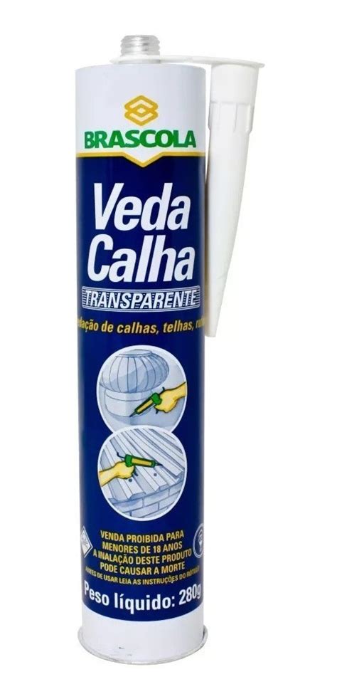 Veda Calha Transparente Gr Brascola Loja Especializada Em Tintas