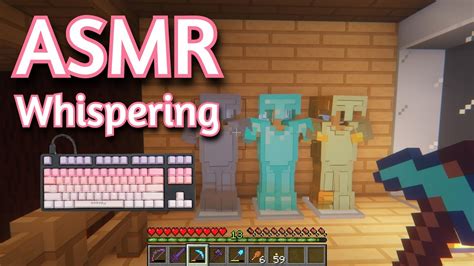 Asmr Gaming Minecraft Survival Whispering Keyboard Mouse