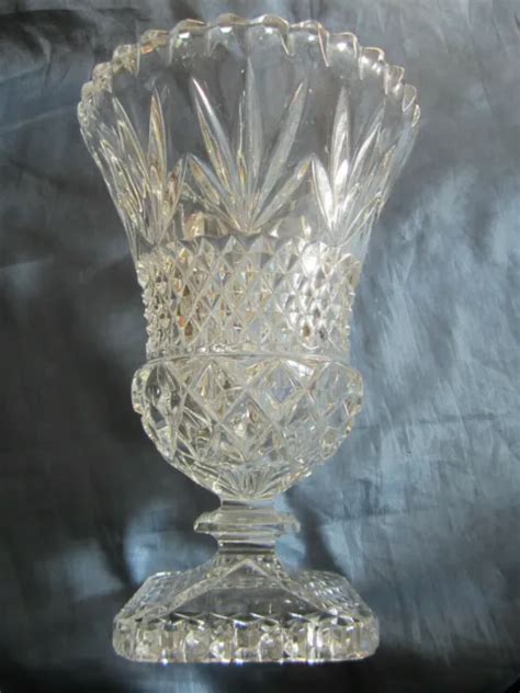 Vase M Dicis Ancien En Cristal Eur Picclick Fr