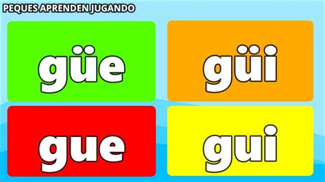 40 LECTURA DE PALABRAS Y ORACIONES CON LAS SILABAS GÜE 55 OFF