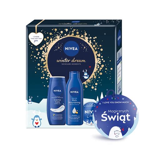 NIVEA WINTER DREAM Zestaw świąteczny prezentowy kosmetyków dla kobiety