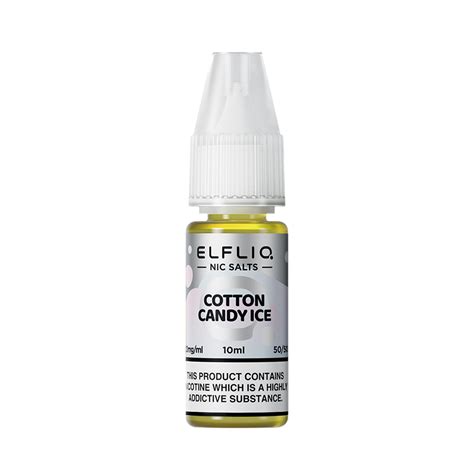 Elf Bar Elfliq Cotton Candy Ice 10ml Nic Salts Only 399 At The Ace