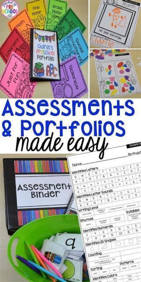 Make Assessments And Portfolios Easy And Manageable Just Print Assess