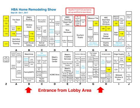 HBA Home Remodeling Show Space Availability - 2017 - Home Builders ...