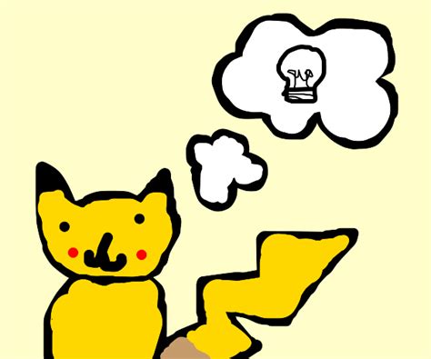 Pokemon Dreaming Of A Lightbulb Drawception