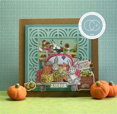 A Card With Some Pumpkins On The Table