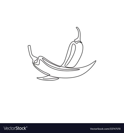 Single Continuous Line Drawing Whole Healthy Vector Image