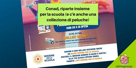 Conad Insieme Per La Scuola Al Via Come Funziona La Collezione