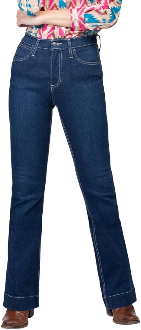 Wrangler Jeans Para Mujer Pantal N Vaquero High Rise Flare Ropa