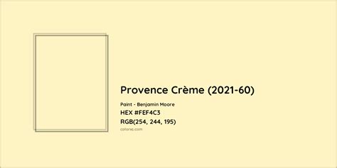 Benjamin Moore Provence Crème 2021 60 Paint Color Codes Similar