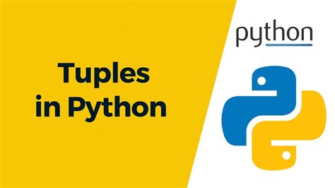 Python Tutorial Tuples In Python Youtube