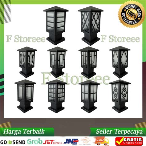 Jual Lampu Pilar Pagar Minimalis Lampu Taman Pagar Lampu Pagar