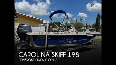 SOLD Used 2015 Carolina Skiff DLV 198 In Pembroke Pines Florida