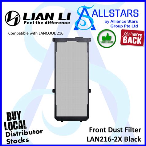 Allstars Diy Promo Lian Li Lan W Lan X White Black Front