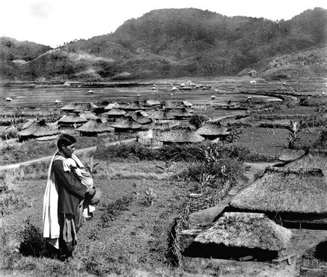 An Igarrote Settlement Benguet Philippines Early 20th Century