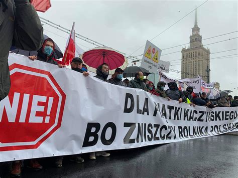 Protest rolników w Warszawie relacja na żywo