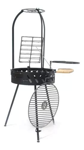 Parrilla Portatil Asador Fogonero Tagwood Bbq Cm Accs Color Negro