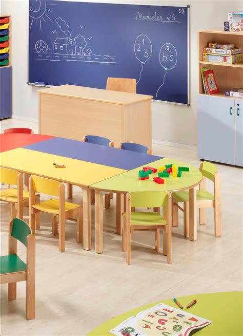 Mobiliario escolar para guardería Sala de aula infantil Sala de