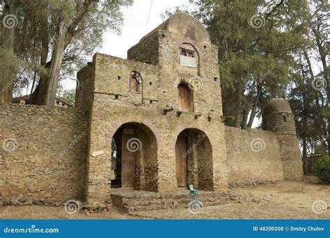 Entrance To Debre Berhan Selassie Church Territory In Gondar Ethiopia