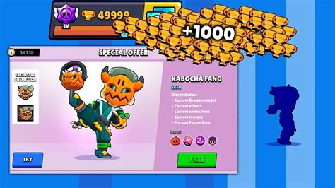 Kabocha Fang Cursed New Skins Free Gifts Brawl Stars New Box Opening