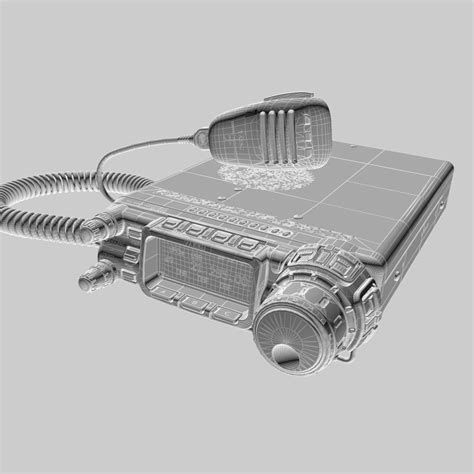 Yaesu FT 857D Amateur Transceiver 3D Model 68 Max Fbx Obj Free3D