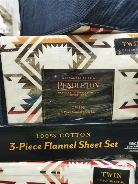 Costco-1527544-Pendleton-3-piece-Flannel-Sheet-Set-Twin – CostcoChaser