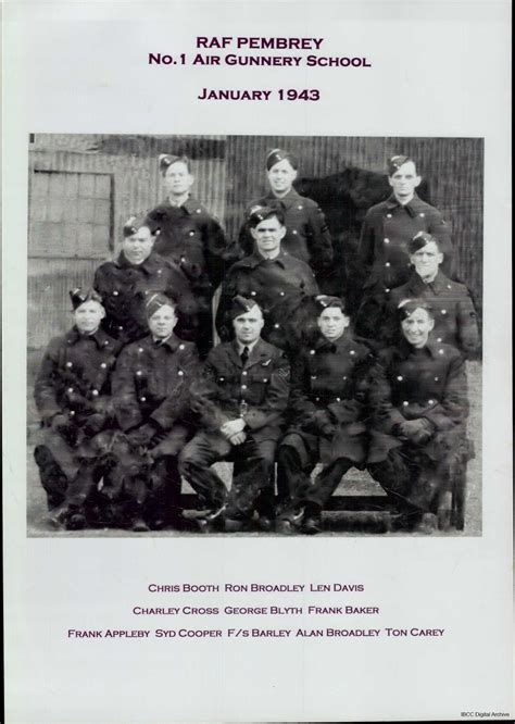 Raf Pembrey No 1 Air Gunnery School · Ibcc Digital Archive