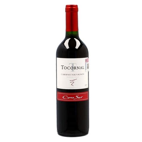 Pack De 2 Vino Tinto Tocornal Cabernet Sauvignon 750 Ml