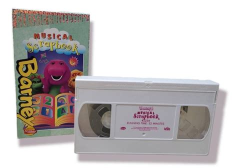 Barney Musical Scrapbook Vhs Classic Collection Green Cover Etsy