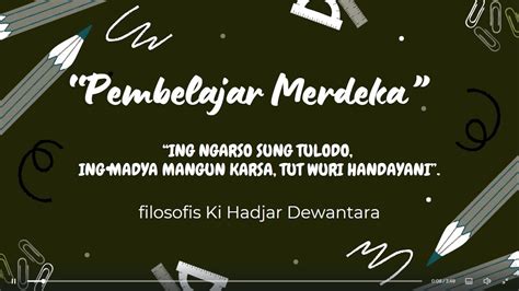 Ilustrasi Diri Sebagai Pembelajar Merdeka YouTube