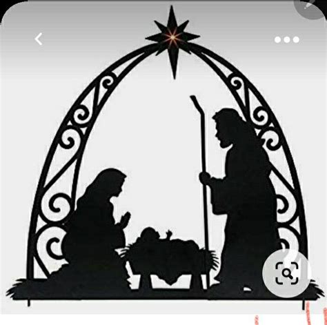 Pin By BM Bellini On Navidad In 2024 Nativity Silhouette Christmas