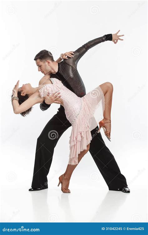 Beautiful Couple In The Active Ballroom Dance Stock Image Image Of