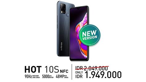 Infinix Hot 10s Nfc Masuk Indonesia Ini Spesifikasi Dan Harganya