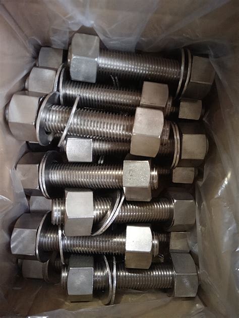 Astm A B Stud Bolt X Mm With Heavy Nuts A And