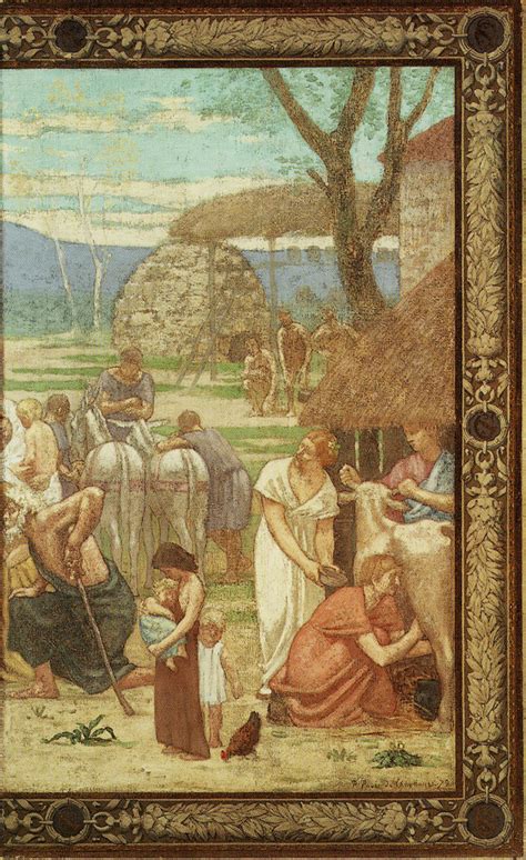 Pierre Puvis de Chavannes The Pastoral Life of Saint Geneviève