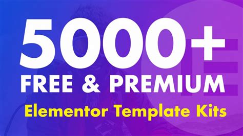 Elementor Template Kits Free And Premium