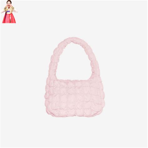 COS Quilted Mini Bag Pink Shopee Singapore