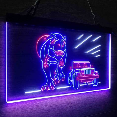 Jurassic Park Led New Sign Led Lab Cave