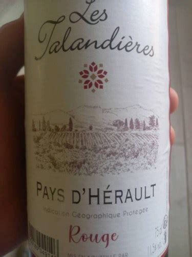 Les Celliers Des Terres De France Les Talandi Res Rouge Vivino